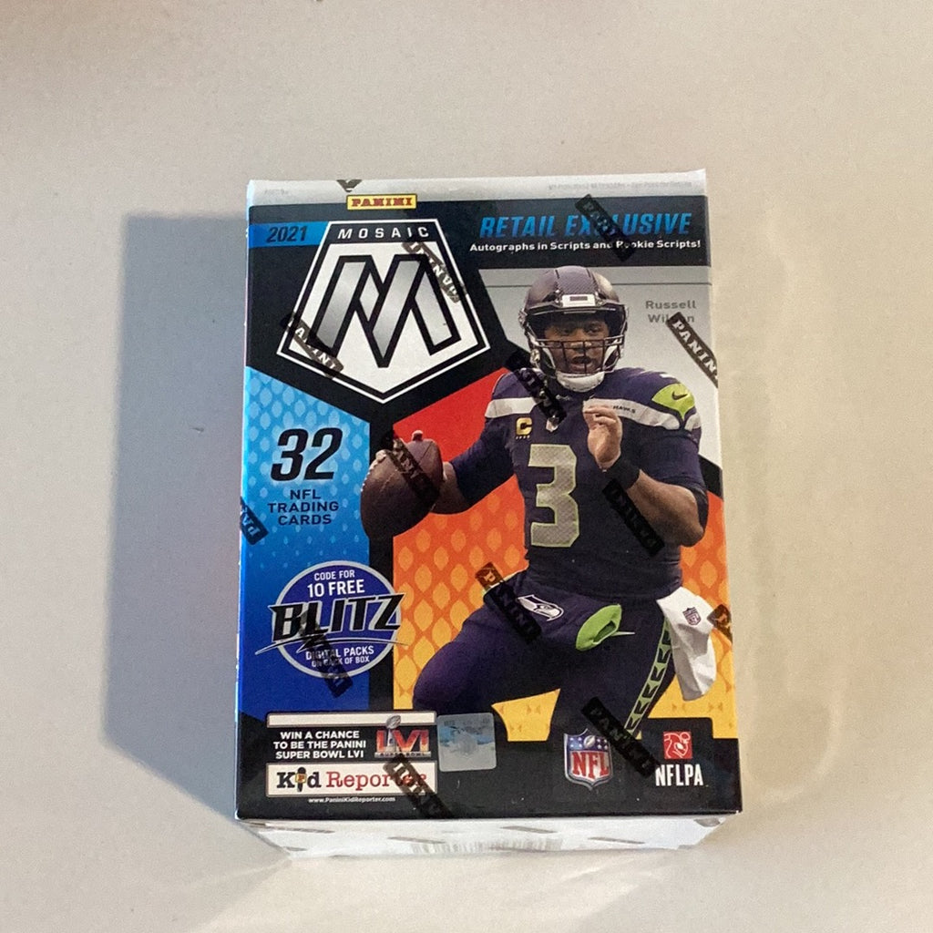 2021 Panini Mosaic NFL Football Blaster Box 32 Cards Factory Sealed